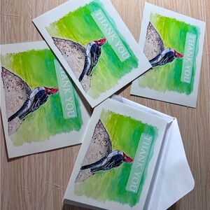 🔆20 pcs of original print Thank you cards